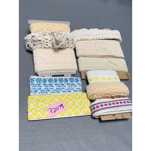 52 Yards Vintage Lace & Trim Assortment - Picture 10 of 10